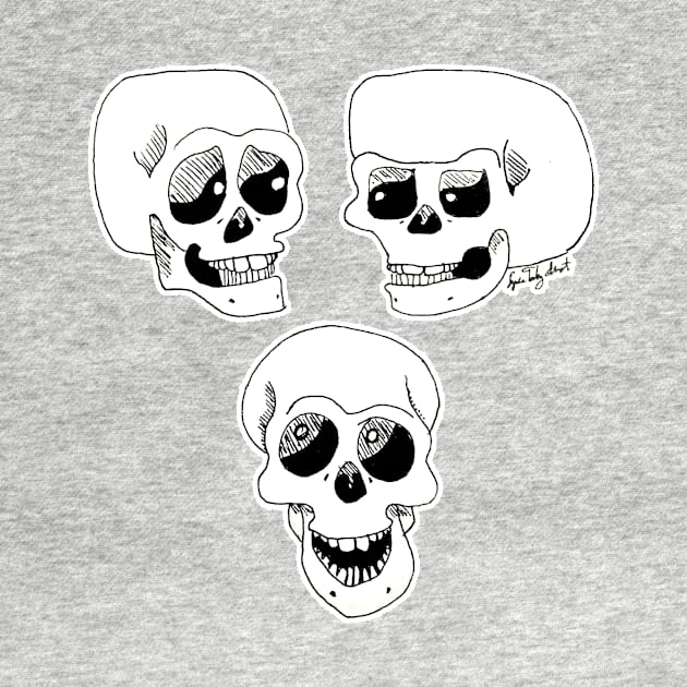 three skulls, numb or otherwise by lyricdesigns